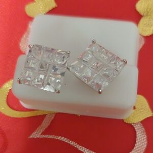 Elegant Silver Stud Earrings